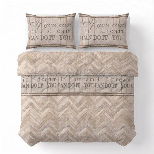 Sleeptime Lazy Dekbed Visgraat Zand – afbeelding 3