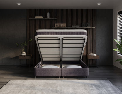 Opbergboxspring Allure Antraciet