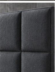Alvano Bedding Napoli antraciet hoofdbord close-up