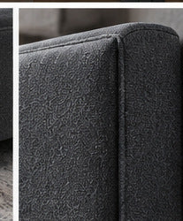 Alvano Bedding Napoli antraciet zijrand