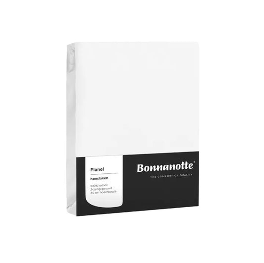 Bonnanotte Flanel Hoeslaken – hoekhoogte 35 cm