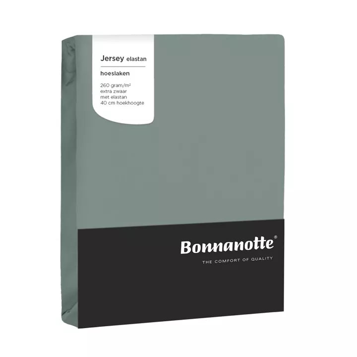 Bonnanotte Jersey Elastan 260 grams Splithoeslaken – hoekhoogte 40 cm