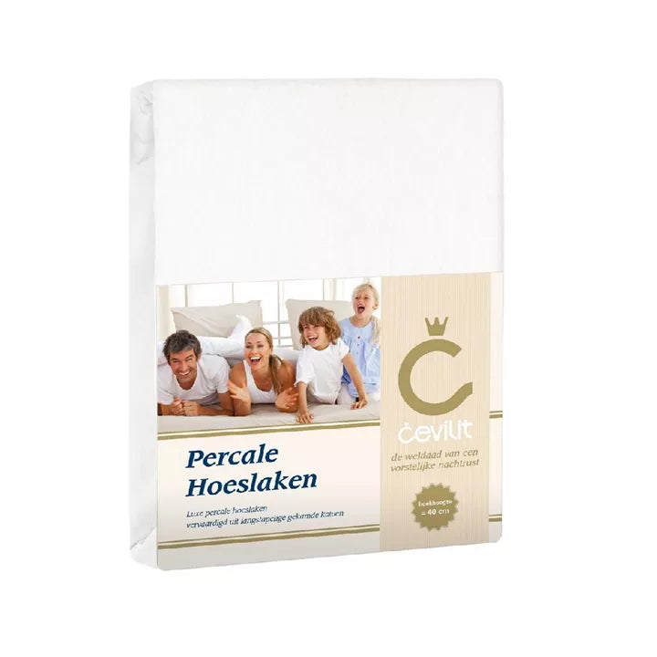 Cevilit Percale Topper Hoeslaken