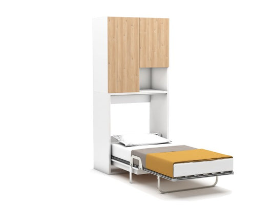 Capsule 209 met kast en tafel opklapbed 100 x 200 cm
