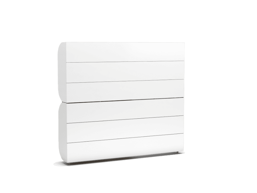 Bedkast stapelbed opklapbed maat 90 x 200, horizontaal