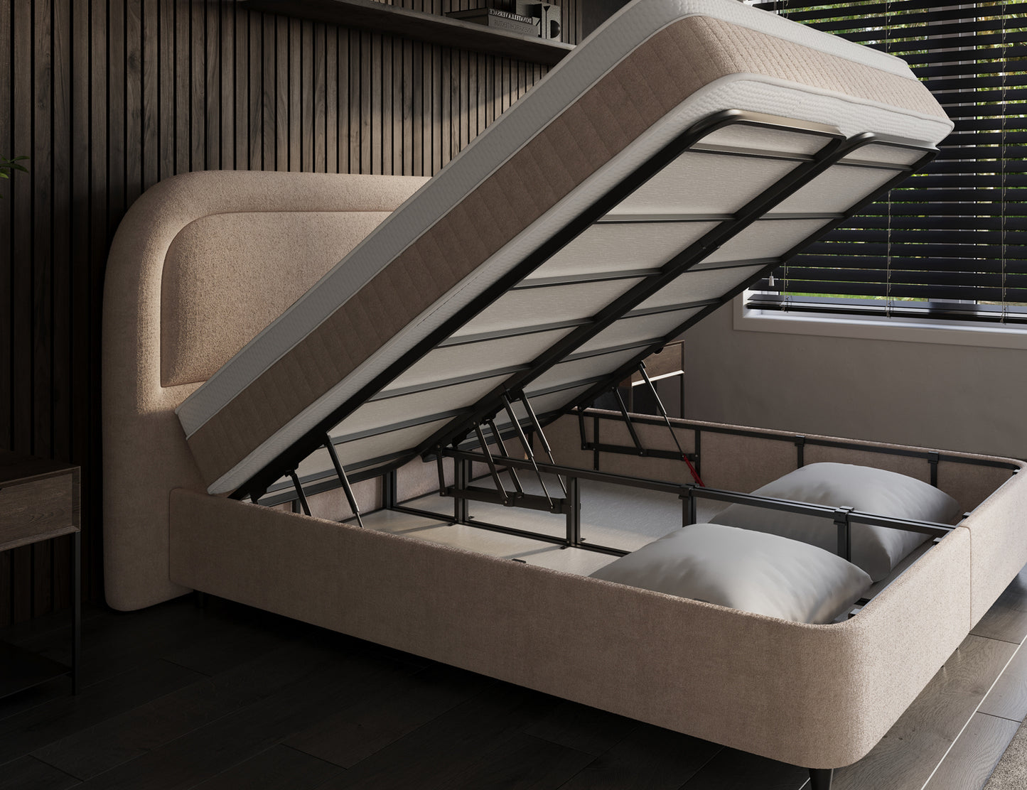 Opbergboxspring Essence Beige