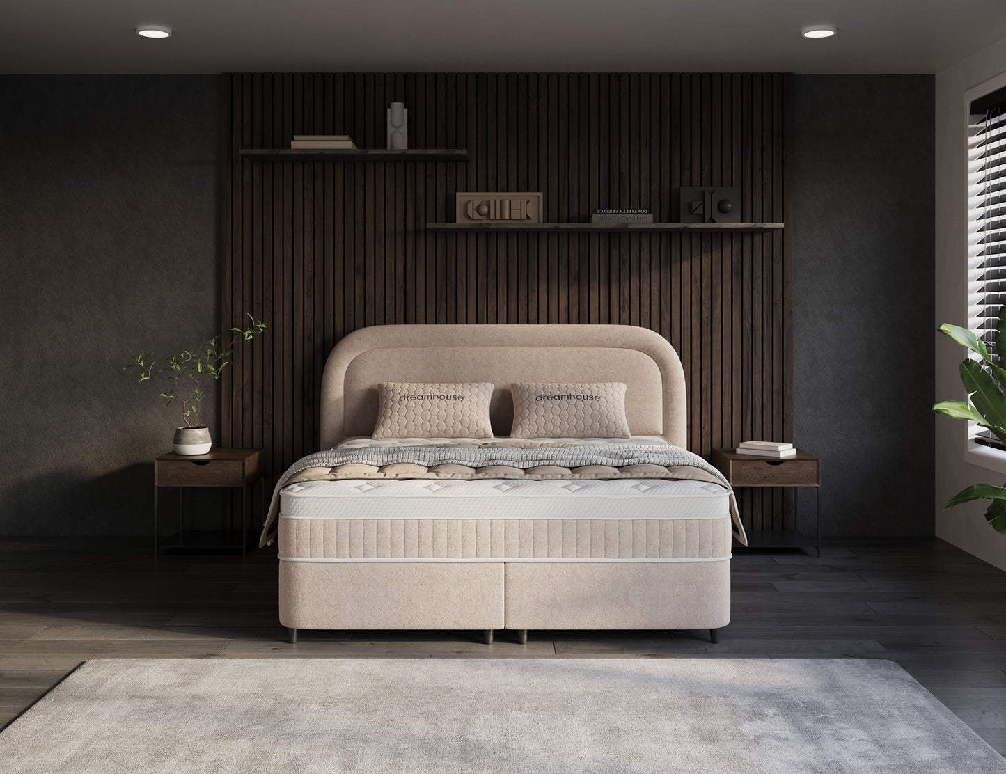 Opbergboxspring Essence Beige