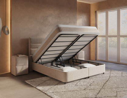 Opbergboxspring Horizon Sand/Beige
