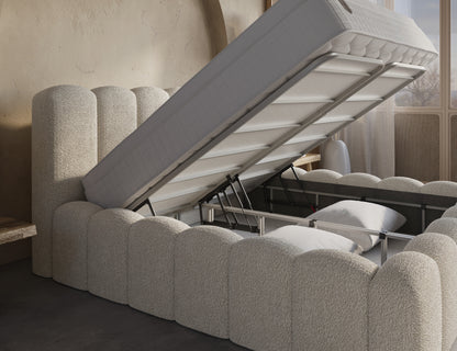 Ledikant Harmony Beige Met Opbergruimte