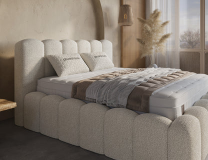 Ledikant Harmony Beige Met Opbergruimte