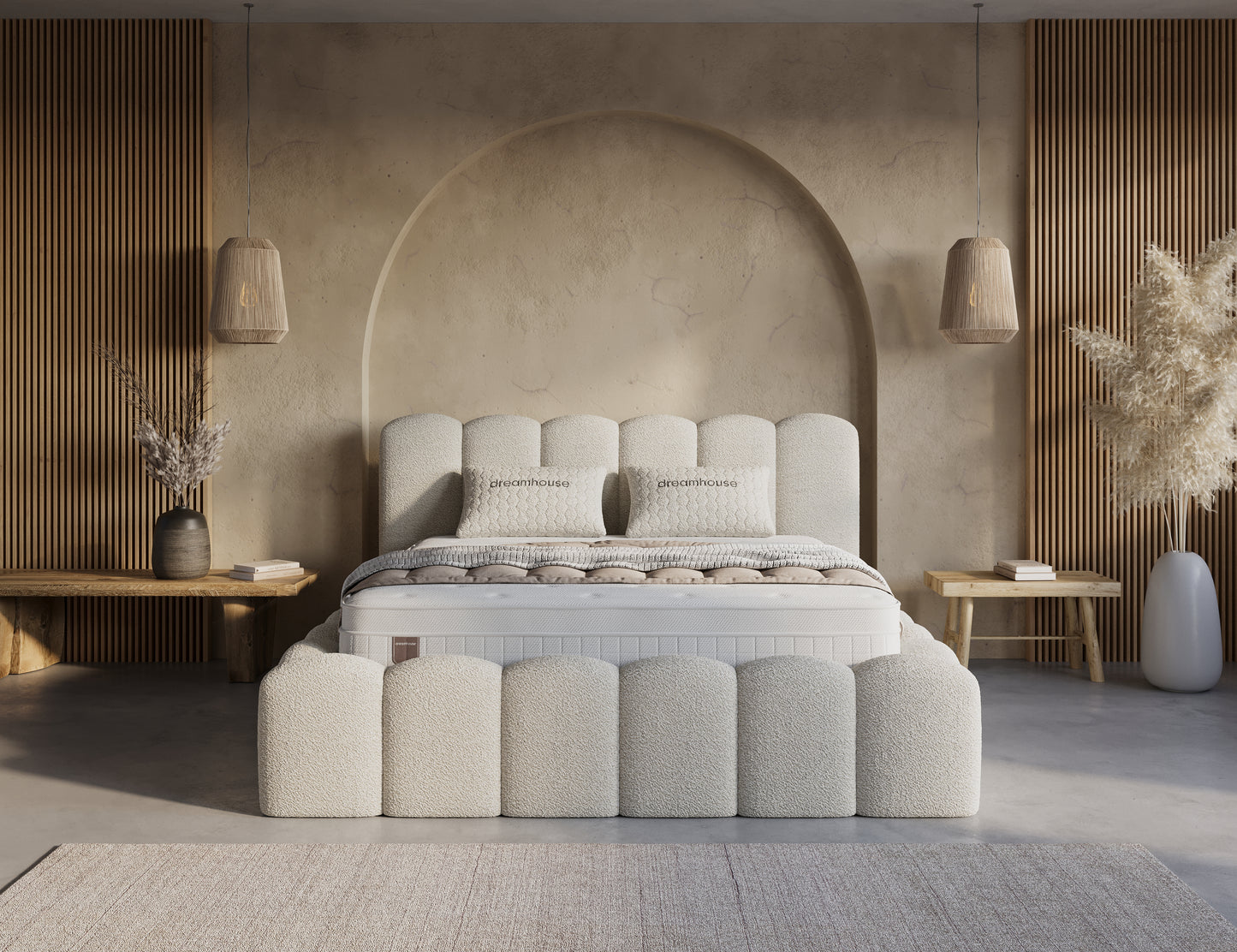 Ledikant Harmony Beige Met Opbergruimte