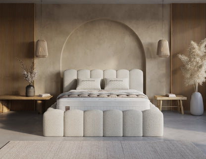 Ledikant Harmony Beige Met Opbergruimte