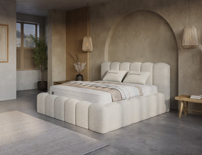 Ledikant Harmony Beige Met Opbergruimte
