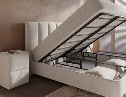 Opbergboxspring Linea Beige