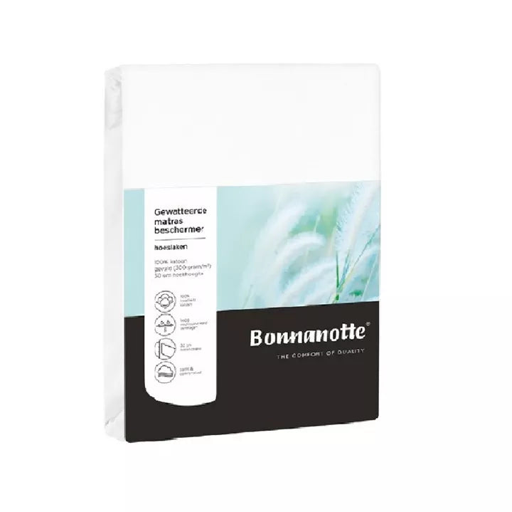 Bonnanotte Gewatteerde Kussenbeschermers – 2 stuks