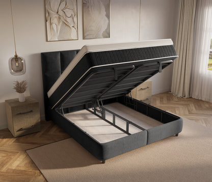 Dreamhouse Neroli Boxspring met Opbergruimte Zwart