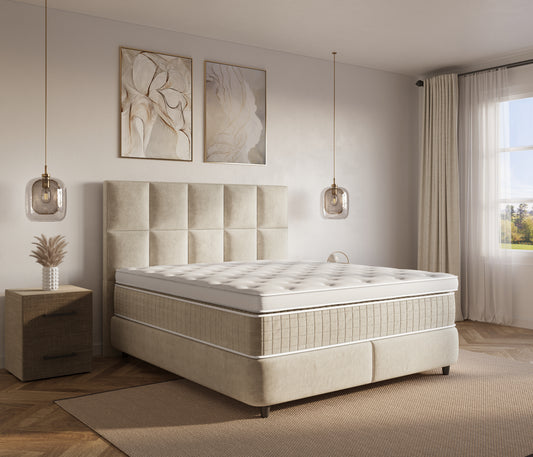 Dreamhouse Neroli Boxspring met Opbergruimte Beige