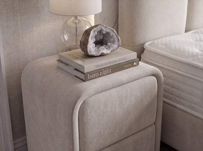 Opbergboxspring Pearl Beige