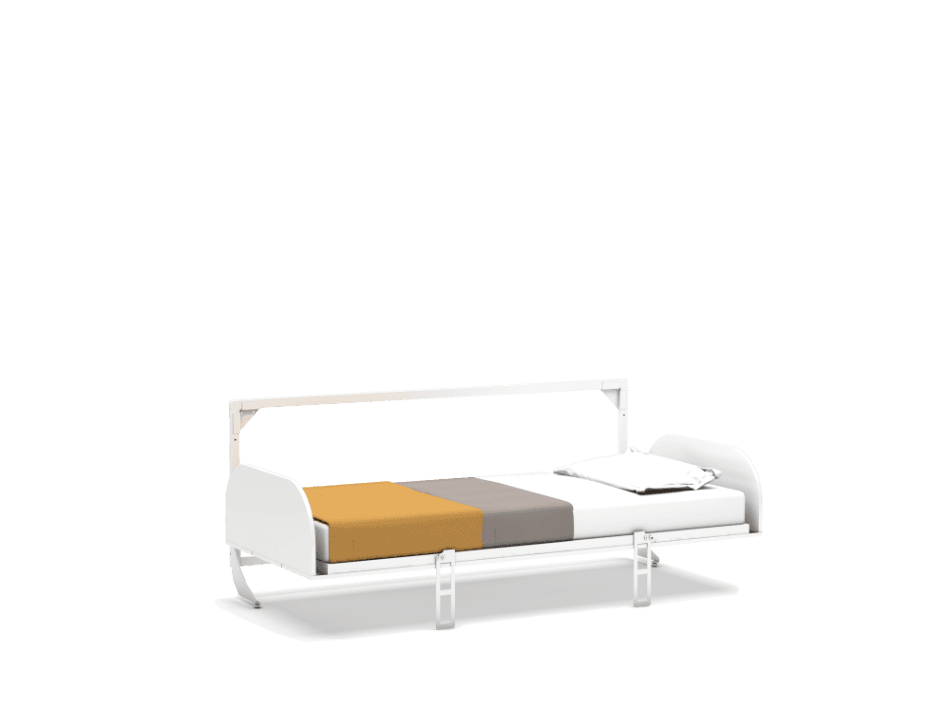 Opklapbed maat 90 x 200 éénpersoons, horizontaal