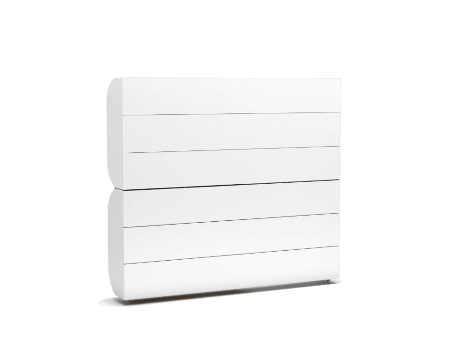 Opklapbed stapelbed, maat 90 x 200, horizontaal