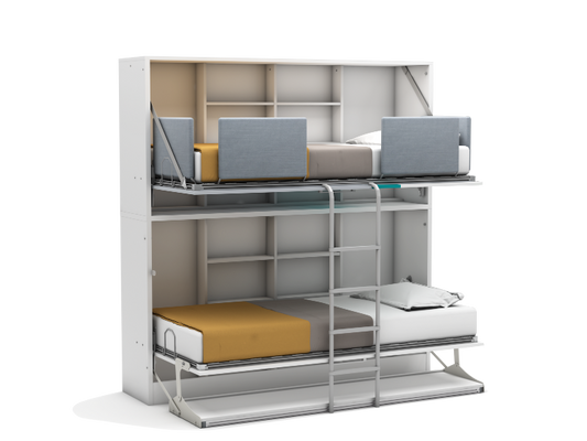 Smart 1117 met bureau opklapbed 90 x 190 cm