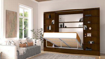 Bedkast maat 140 x 200, verticaal, met kasten