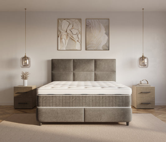 Dreamhouse Verdo Boxspring met Opbergruimte Taupe