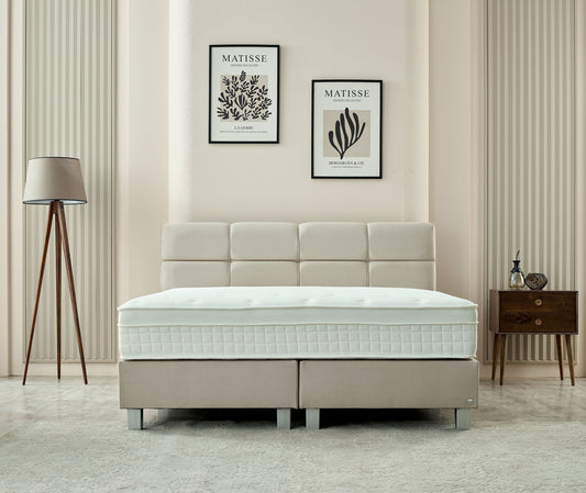 Dreamhouse vlakke Boxspring Vida Beige
