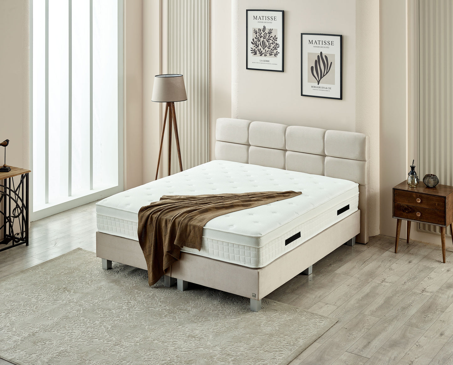 Dreamhouse vlakke Boxspring Vida Beige