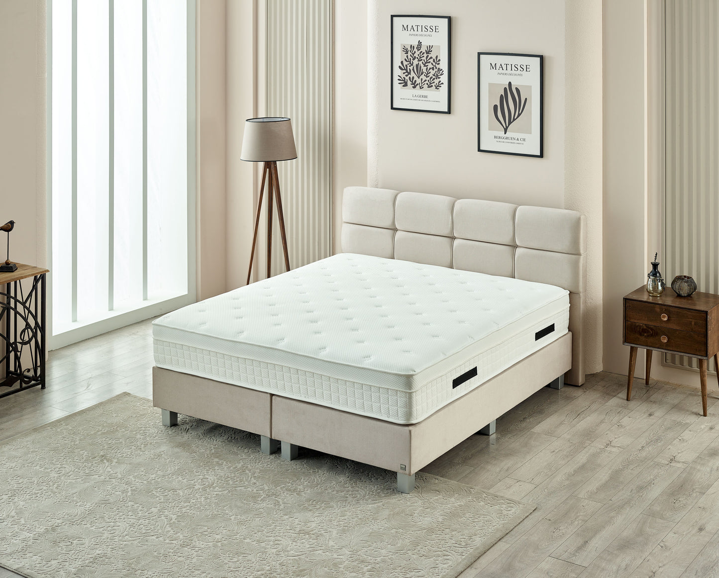 Dreamhouse vlakke Boxspring Vida Beige
