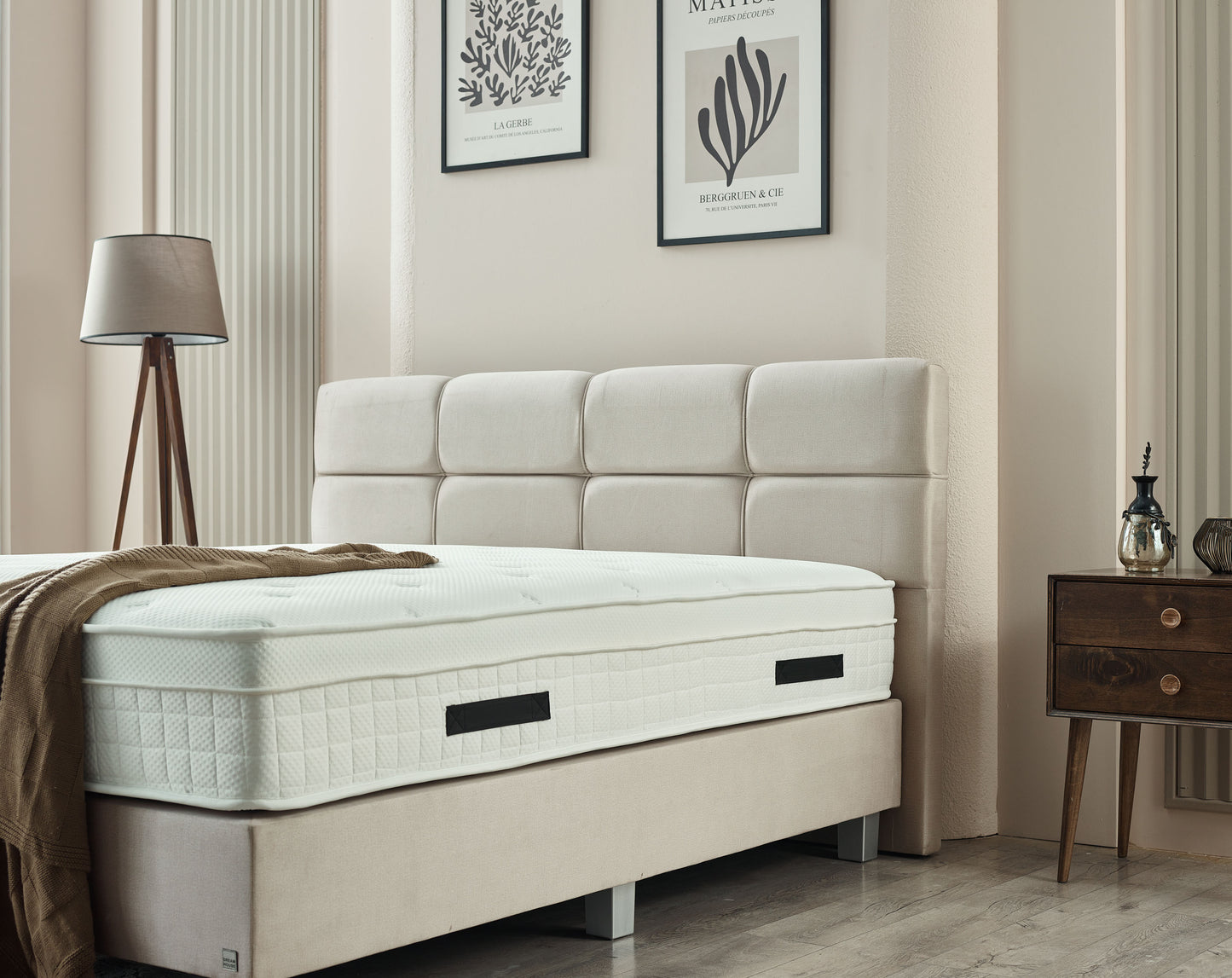 Dreamhouse vlakke Boxspring Vida Beige