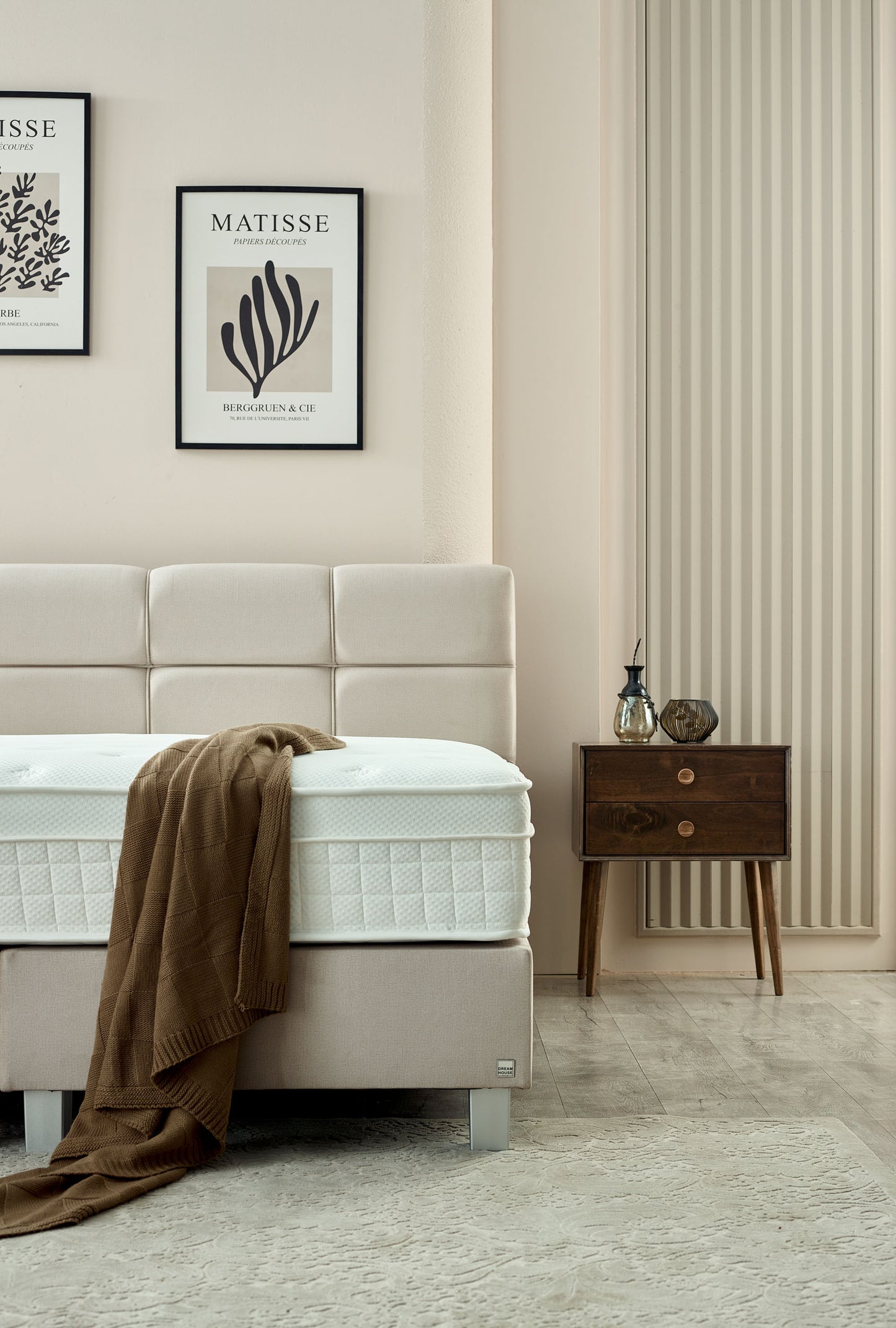 Dreamhouse vlakke Boxspring Vida Beige