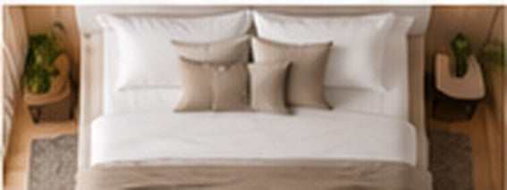 Alvano Bedding boxspring bovenaanzicht beige