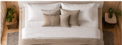 Alvano Bedding boxspring bovenaanzicht beige