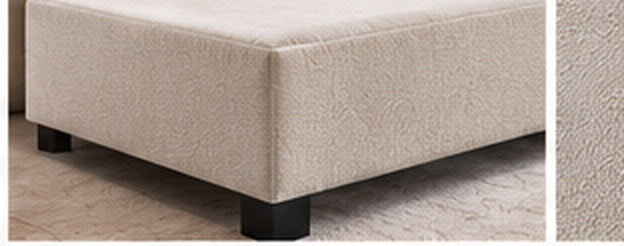 Alvano Bedding boxspring onderstel hoek met poot beige