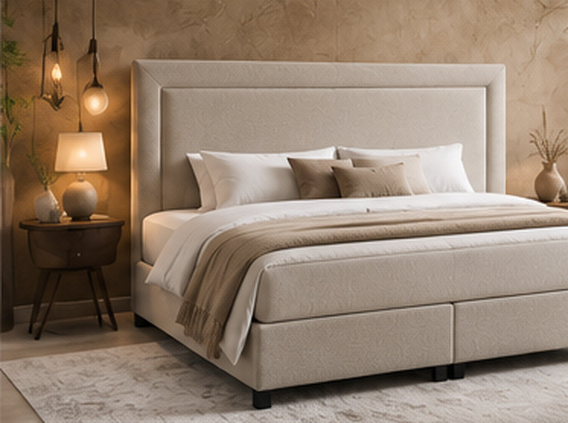 Alvano Bedding Roma boxspring met kader hoofdbord