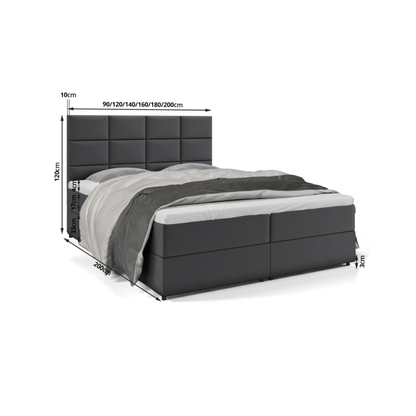 Alvano boxspring Bologna afmetingen