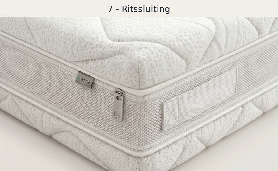 Alvano Prestige Kyoto - Pocketvering Traagschuim Matras 25 cm - foto 7