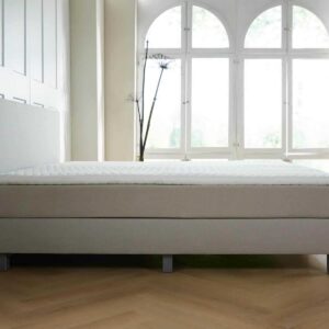 Alvano boxspring Monte met vlak hoofdbord