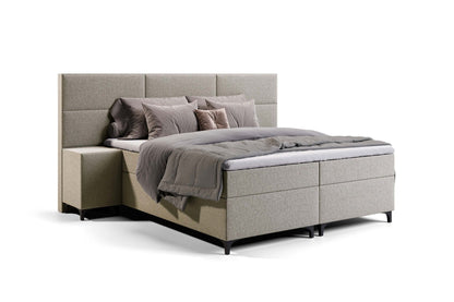 Alvano boxspring Siena met breed hoofdbord