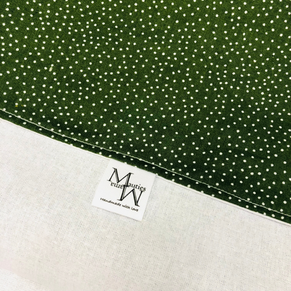 Mauties Mama Babynest groen stipje - met RITS foto 3