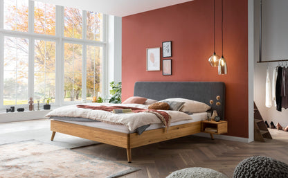 Dico Bed Concept-Line 100 met gestoffeerd hoofdbord antraciet