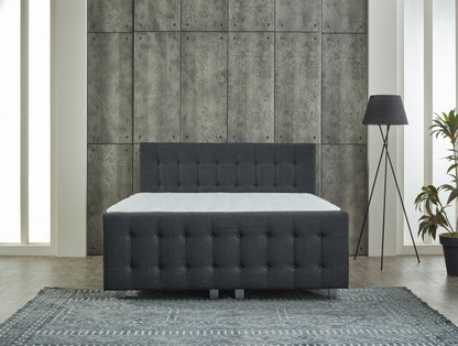Dreamhouse Opbergboxspring Shurgard Antraciet met voetbord