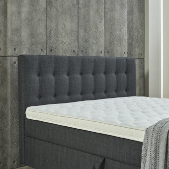 Dreamhouse Opbergboxspring Shurgard Antraciet met voetbord