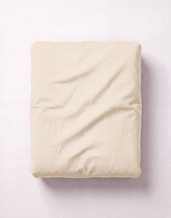 Essenza Fine Organic Jersey Topper Hoeslaken Vanille