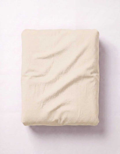 Essenza Fine Organic Jersey Topper Hoeslaken Vanille