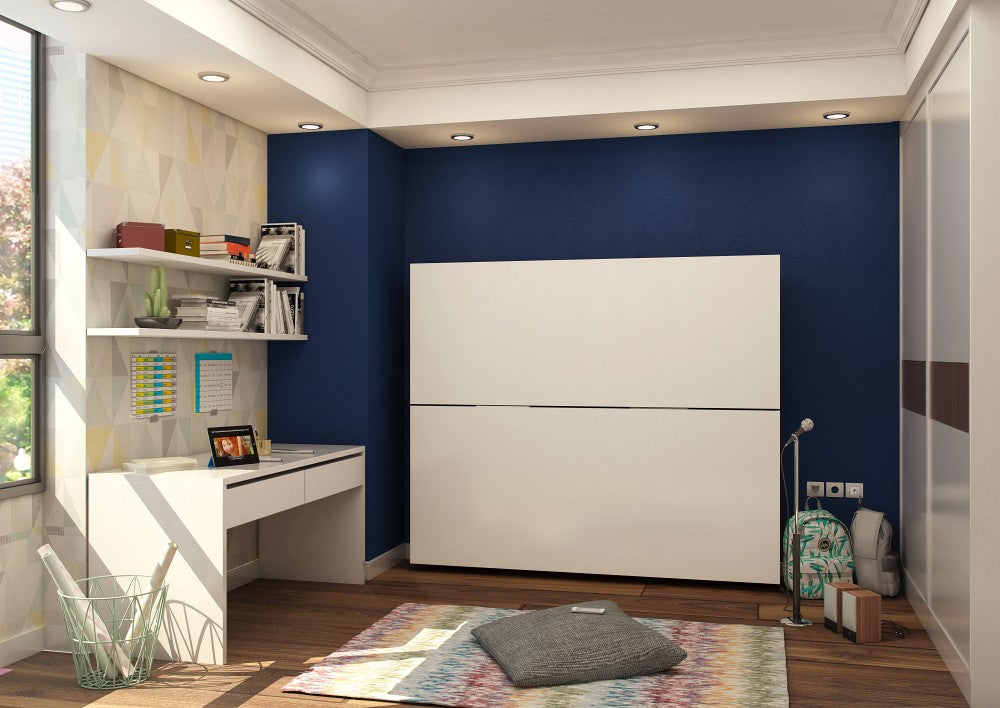 Opklapbed stapelbed, maat 90 x 200, horizontaal