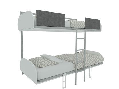 Opklapbed stapelbed, maat 90 x 200, horizontaal